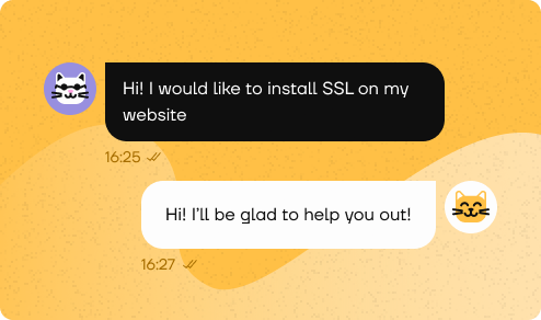 Support chat